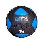 Wall Ball Iniciativa Fitness 34LB - 16kg PRETO/AZUL