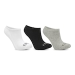 Kit de Meias Cano Invisível Olympikus com 3 pares - Masculina MESCLA