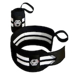 Munhequeira Elástica NC Extreme Wrist Wrap Cross Training - LPO PRETO/BRANCO