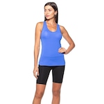 Camiseta Regata Run More New Trip - Feminina AZUL