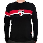 Camisa do São Paulo Retro Goleiro 2005 Manga Longa Oficial RetrôMania - Masculino PRETO