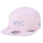 Boné Aba Reta New Era 9Fifty Original Fit New Yok City NYC Sweet Winter - Snapback - Adulto ROSA