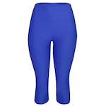 Calça Corsário Rola Moça Rm Compression - Feminina AZUL/PRATA