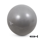 Bola Suíça de Ginástica Vollo - 75cm + Bomba CINZA