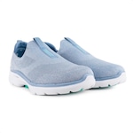 Tênis Skechers Go Walk 6 Glimmering - Feminino AZUL CLA/BRANCO