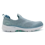 Tênis Skechers Go Walk 6 Glimmering - Feminino AZUL/AZUL CLARO