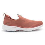 Tênis Skechers Go Walk 6 Glimmering - Feminino Rosa Cla/Rosa