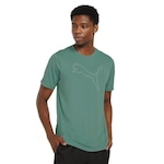 Camiseta Puma Performance Cat - Masculina VERDE