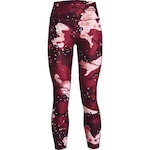 Calça Legging Under Armour Project Rock Ankle - Feminina VERMELHO