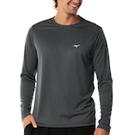 Camiseta Manga Longa Mizuno Energy - Masculina CINZA