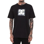 Camiseta DC Shoes DC Square Star Fill Camo - Masculina PRETO