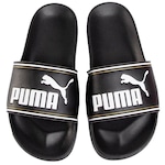 Chinelo Slide Puma Leadcat Ftr - Masculino PRETO/BRANCO