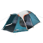 Barraca de Camping NTK Indy até 5 pessoas e coluna D''água de 2500mm AZUL/CINZA