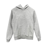 Blusão de Moletom FIla Letter Outline Winter F12L239-504 - Feminino CINZA CLARO