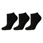 Kit de Meias Cano Baixo Penalty Ecoknit - 3 Pares PRETO