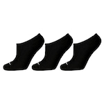 Kit de Meias Cano Invisivel Penalty Ecoknit - 3 Pares PRETO