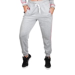 Calça Moletinho Everlast Casual - Feminina CINZA/ROSA