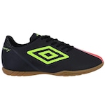 Chuteira Futsal Umbro Fifty Iv - Adulto PRETO/VERMELHO