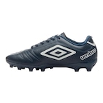 Chuteira de Campo Umbro Class FG - Adulto AZUL ESC/BRANCO