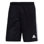 Bermuda adidas 3s - Masculina PRETO/BRANCO