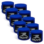 Kit de Bandagem Elástica Muvin - 5m - 5 Pares AZUL