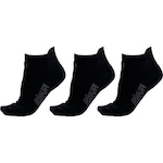 Kit Meia Invisível HUPI com 03 Pares - 36 a 42 - Adulto PRETO