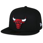 Boné Aba Reta New Era 59Fifty NBA Chicago Bulls - Fitted - Adulto PRETO