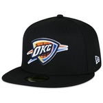 Boné Aba Reta New Era 59Fifty NBA Oklahoma City Thunder - Fitted - Adulto PRETO