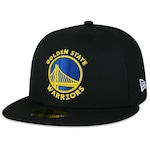 Boné Aba Reta New Era 59Fifty NBA Golden State Warriors - Fitted - Adulto PRETO