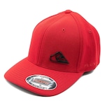 Boné Aba Curva Quiksilver Plate Out - Fechado - Adulto VERMELHO