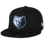 Boné Aba Reta New Era 59Fifty NBA Memphis Grizzlies - Fitted - Adulto PRETO