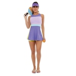 Vestido Alto Giro Beach Tennis - Feminino ROXO