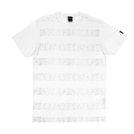 Camiseta Oakley Geometric Striped - Masculino BRANCO