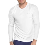 Camiseta Manga Longa Oakley Daily Sports - Masculina BRANCO/PRATA