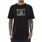 Camiseta DC Shoes DC Star Camo Fill - Masculina PRETO