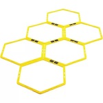 Escada de Agilidade Poker Pró Treinamento Hexagonal AMARELO