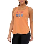 Camiseta Regata Alto Giro Skin Fit - Feminina LARANJA/ROSA