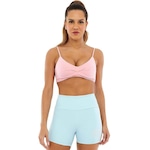 Top Fitness com Bojo Alto Giro Bodytex - Adulto ROSA