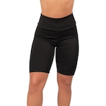 Bermuda Legging Belmento para Academia Suplex Cos Alto - Feminina PRETO