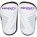 Caneleira de Futebol Penalty Brasil 70 V - Adulto BRANCO/PRETO