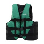 Colete Salva-Vidas Nautika Coast - 60Kg VERDE/PRETO