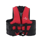 Colete Salva-Vidas Nautika Coast - 10Kg Vermelho/Preto