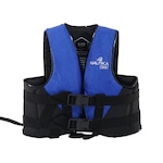 Colete Salva-Vidas Nautika Coast - 10Kg AZUL/PRETO