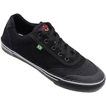 Chuteira Futsal Plumax Indoor Canvas - Adulto PRETO