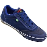 Chuteira Futsal Plumax Indoor Canvas - Adulto AZUL ESCURO