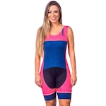 Macaquinho Kauna sem Mangas Triathlon Elite Flower UV50+ - Feminino Nao Se Aplica