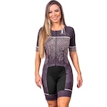 Macaquinho Kauna com Mangas Triathlon Elite Pixel Proteção UV50+ - Feminino Nao Se Aplica