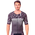 Camisa Kauna com Mangas Triathlon Elite Camuflado Proteção UV50+ - Masculina Nao Se Aplica