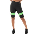 Bermuda Fitness Academia Frimodas - Feminina PRETO/VERDE