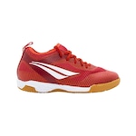 Chuteira Futsal Penalty Max 500 Ecoknit XXI - Adulto VERMELHO/BRANCO